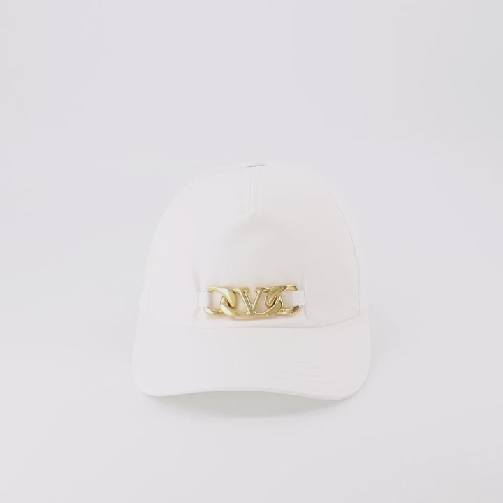 Chapeaux, casquettes et bonnets Casquette VLogo Chain Valentino Garavani Blanc Femme