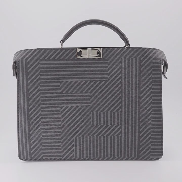 Borse tote Borsa Peekaboo ISeeU Fendi Grigio Homme