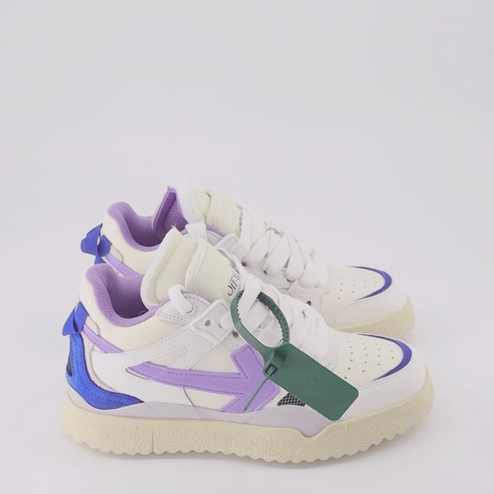 Baskets Baskets Sponge Off-White Violet Femme