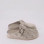 Open shoes Fendi Feel Mules Fendi Beige Women