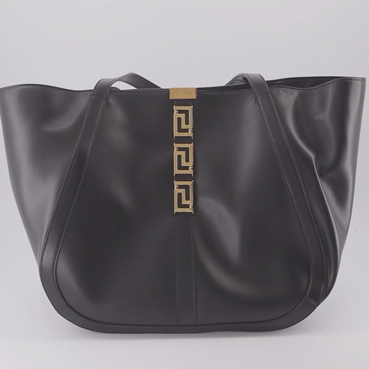 Tote bags Greca Goddess bag Versace Black Women