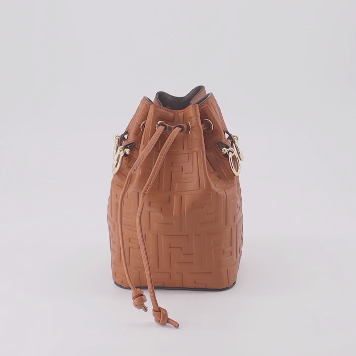 Borse secchiello Sac Mon Trésor Fendi Marrone Femme