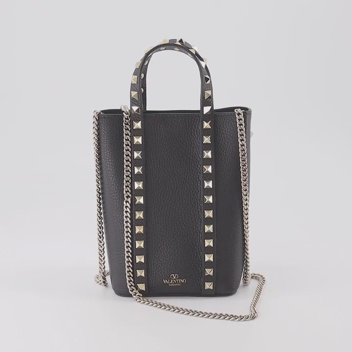 Borse secchiello Sac Rockstud Valentino Garavani Nero Femme