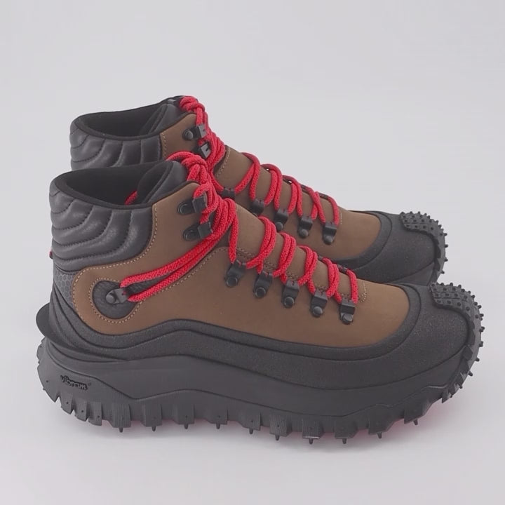 Baskets Bottines Trailgrip Moncler Marron Homme