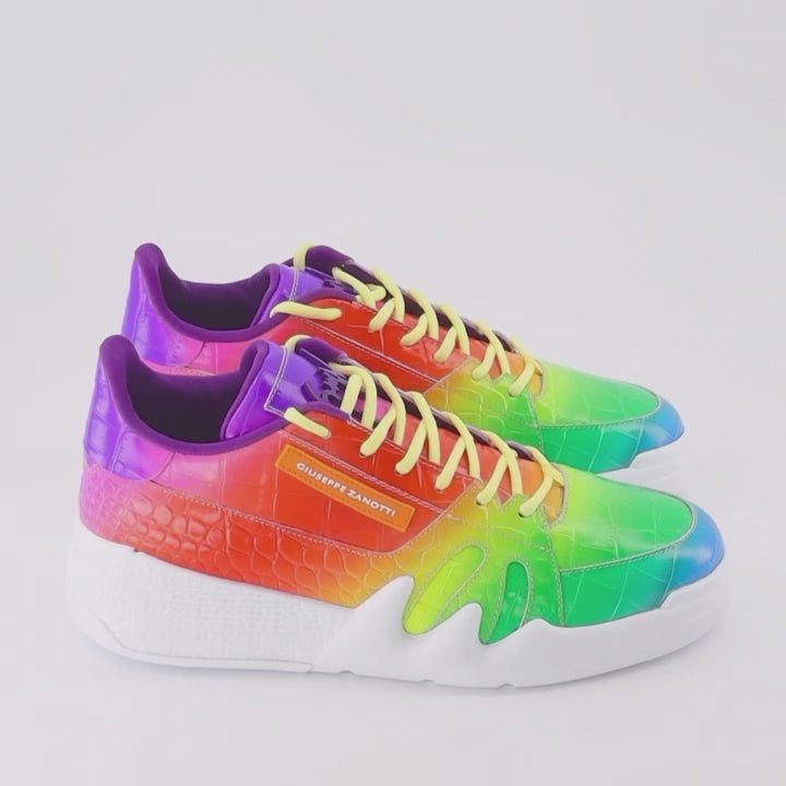 Sneakers Baskets Talon Giuseppe Zanotti Multicolore Homme
