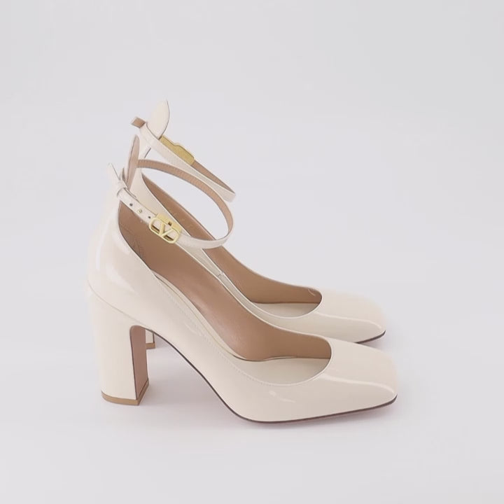Pumps Escarpins Tan-Go Valentino Garavani Weiß Femme