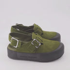 Sapatos abertos Sandales compensées Alexander McQueen Verde Homme