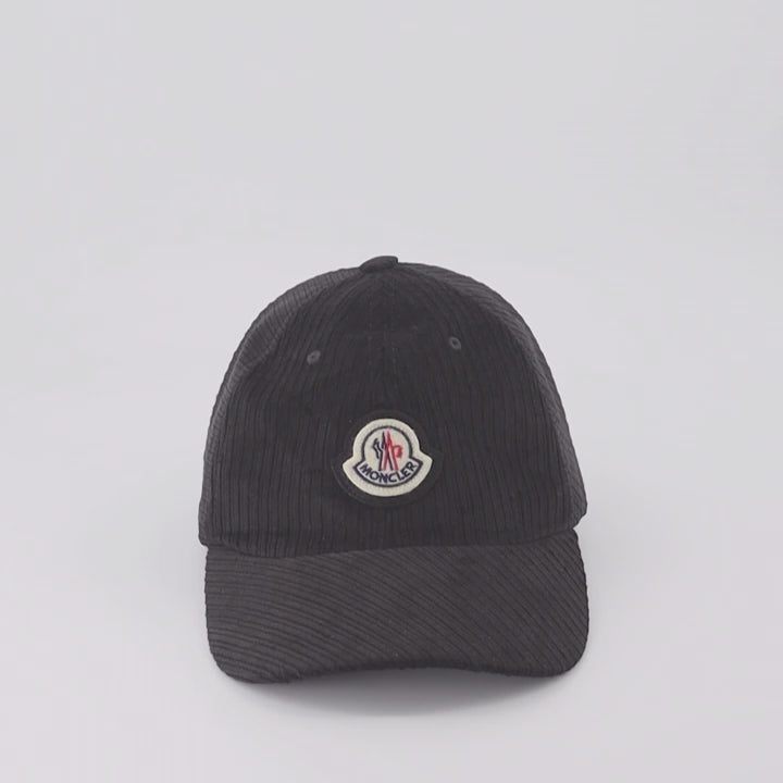 Cappelli, berretti e beanie Casquette en velours Moncler Nero Homme