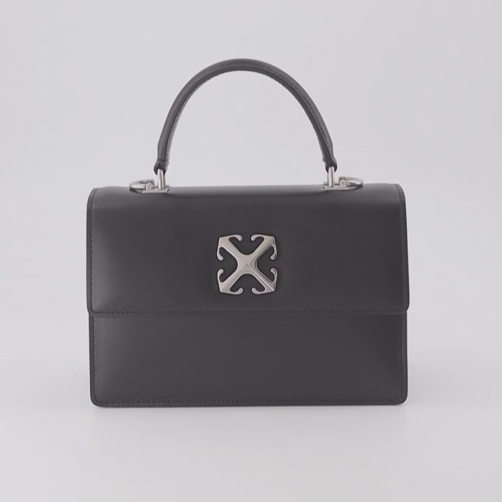 Borse a mano e a spalla Sac Jitney 1.4 Off-White Nero Femme