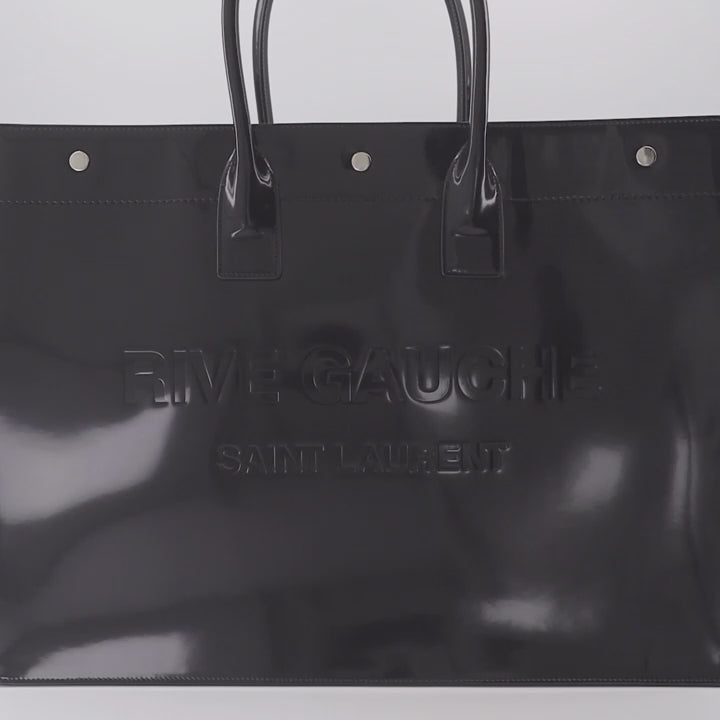 Borse tote Sac cabas Rive Gauche Saint Laurent Nero Homme