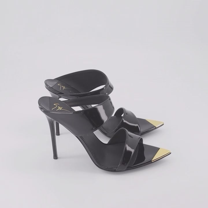 Chaussures ouvertes Sandales Intriigo Allure Giuseppe Zanotti Noir Femme