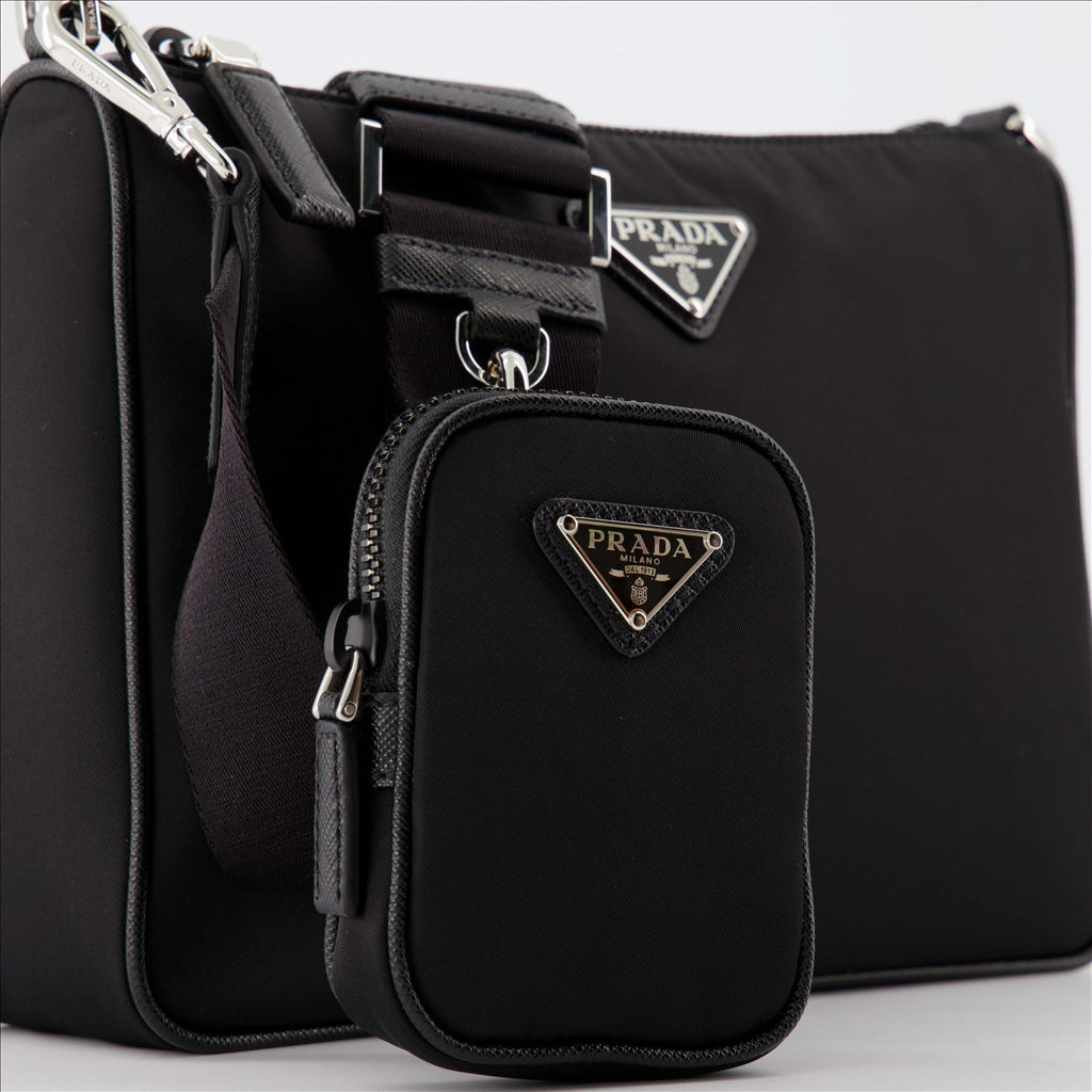 Crossbody bags Re-Nylon Bag Prada Black Man