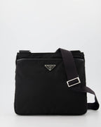 Crossbody bags Re-Nylon messenger bag Prada Black Man