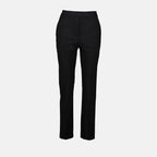 Calças Pantalon droit MSGM Preto Femme