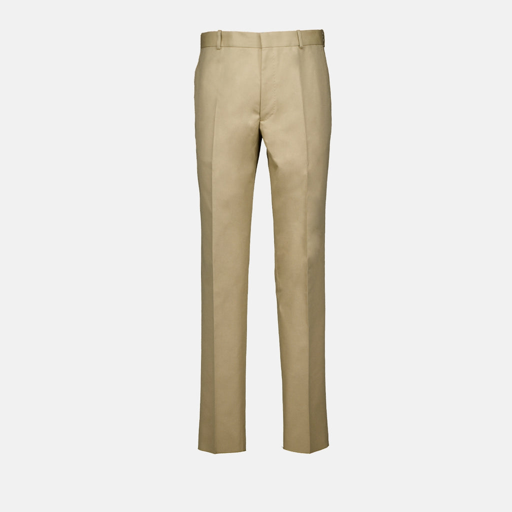 Pantalons Pantlalon chino droit Alexander McQueen Beige Homme