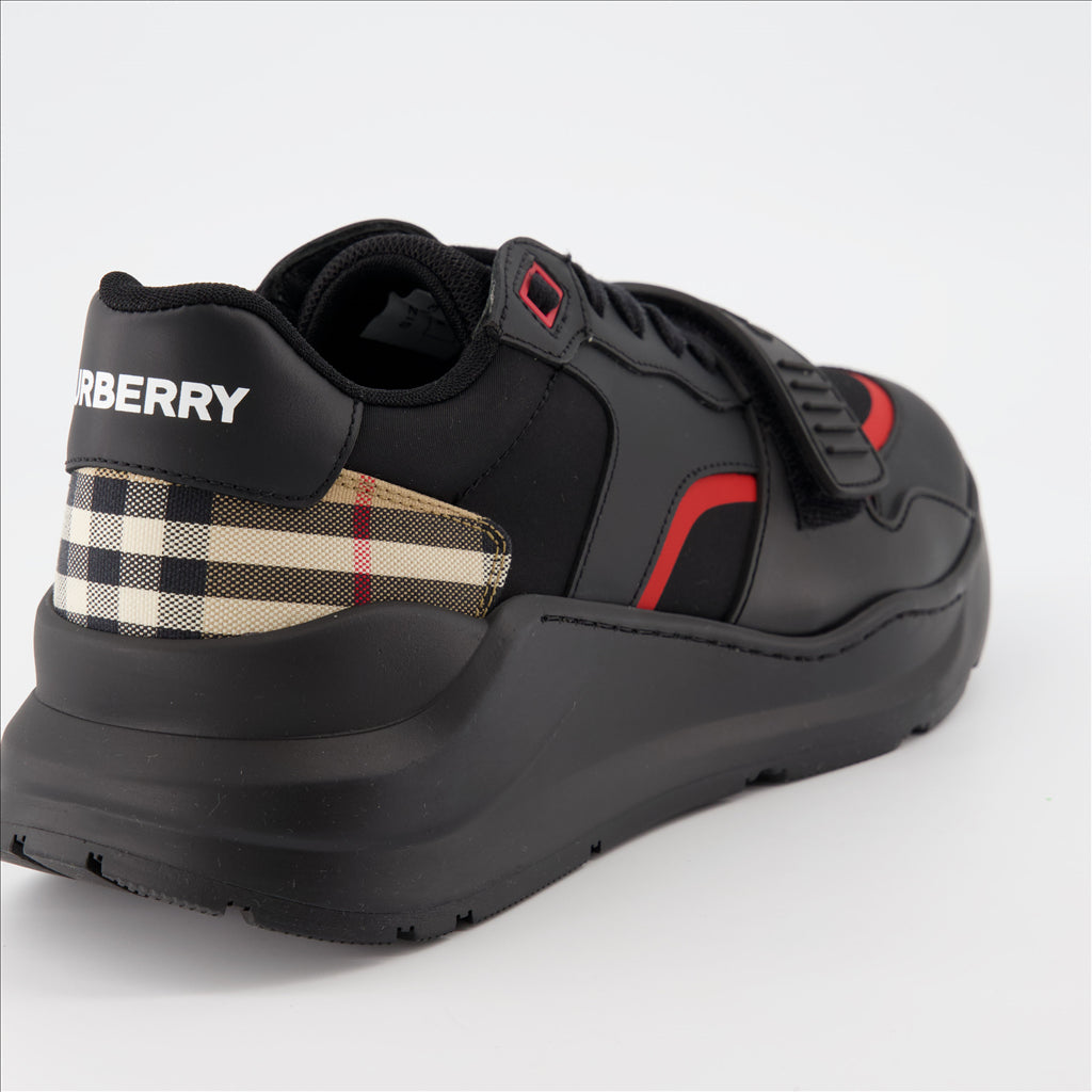 Sneaker Baskets Ramsey Burberry Negro Homme