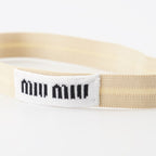 Chapeaux, casquettes et bonnets Accessoire cheveux chouchou Miu Miu Beige Femme