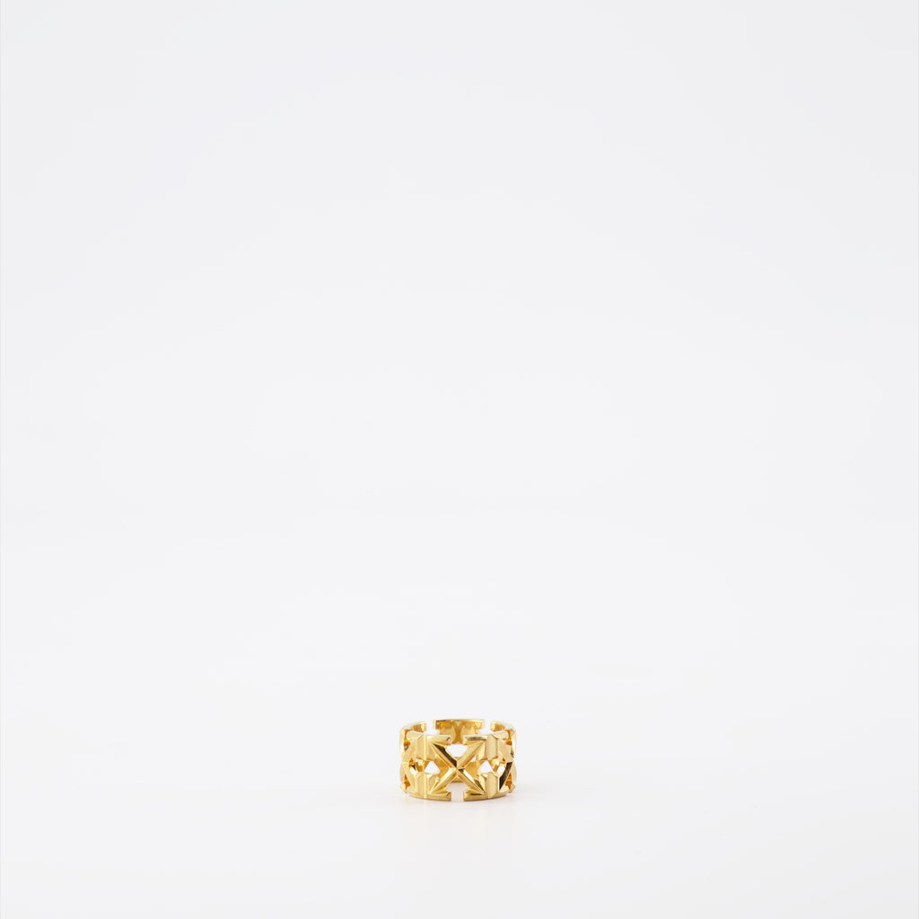 Bijoux Bague Arrow Or Off-White Doré Femme