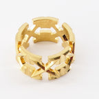 Bijoux Bague Arrow Or Off-White Doré Femme