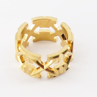 Bijoux Bague Arrow Or Off-White Doré Femme