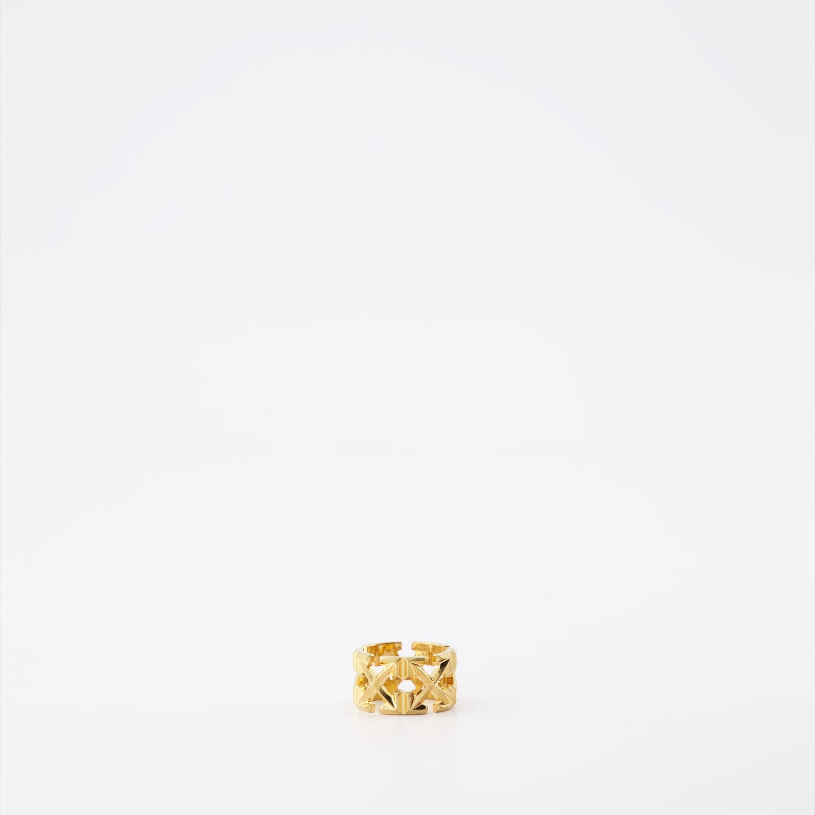 Bijoux Bague Arrow Or Off-White Doré Femme