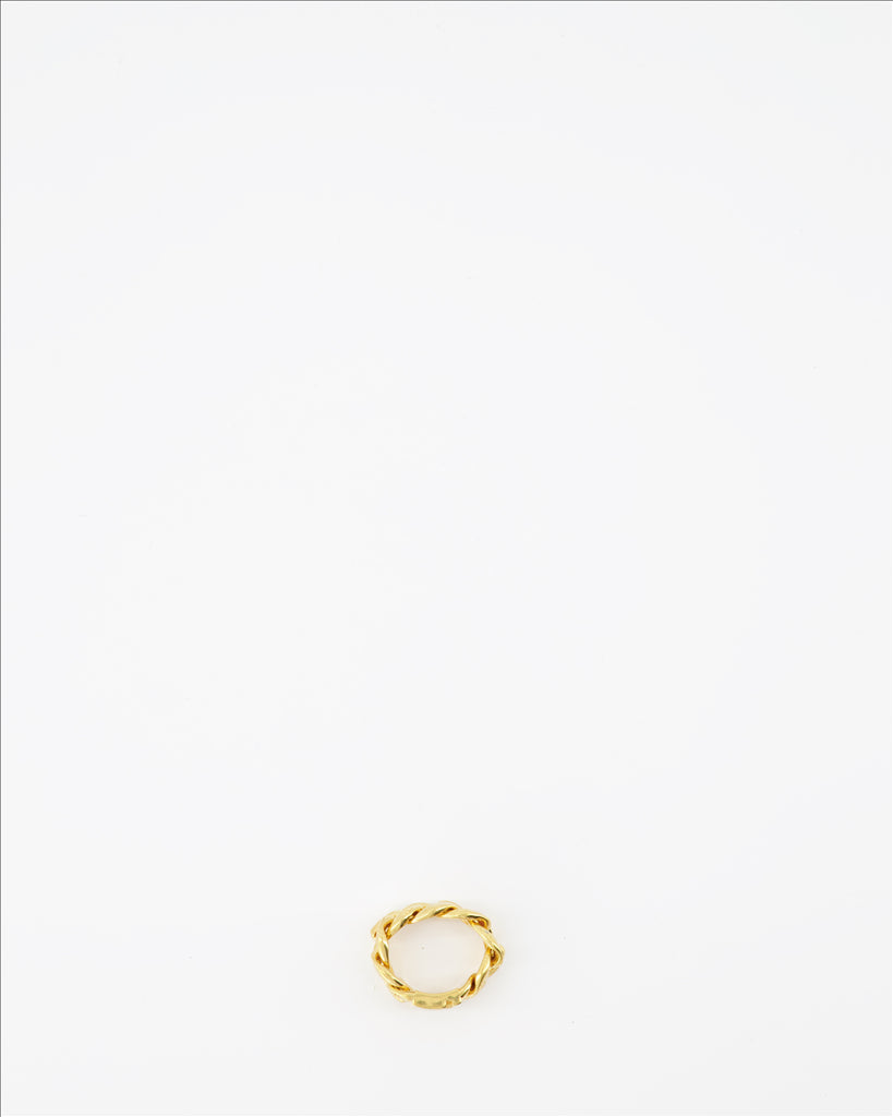 Bijoux Bague en maillons Fendi Doré Homme