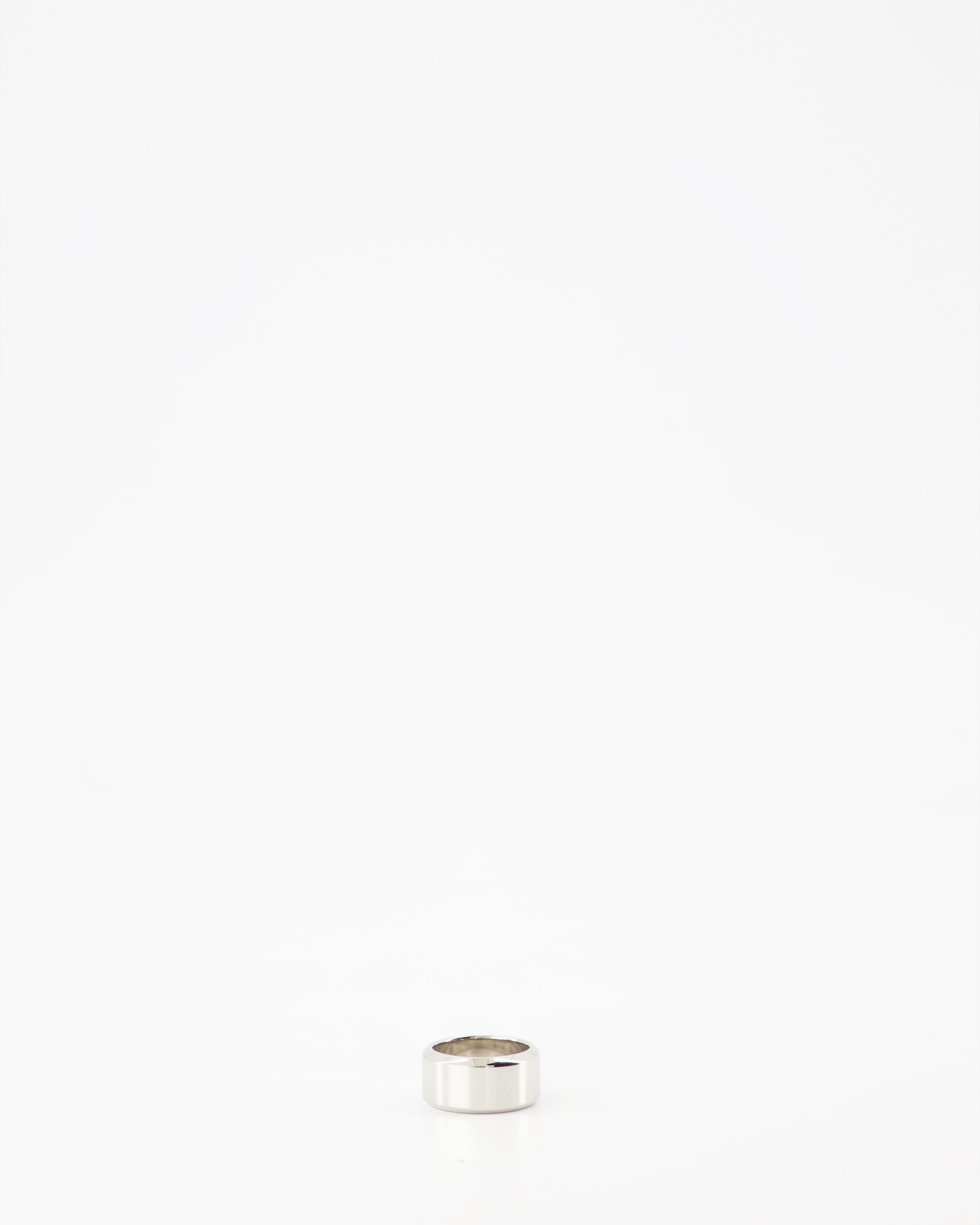 Bijoux Bague Graffiti Alexander McQueen Argenté Homme