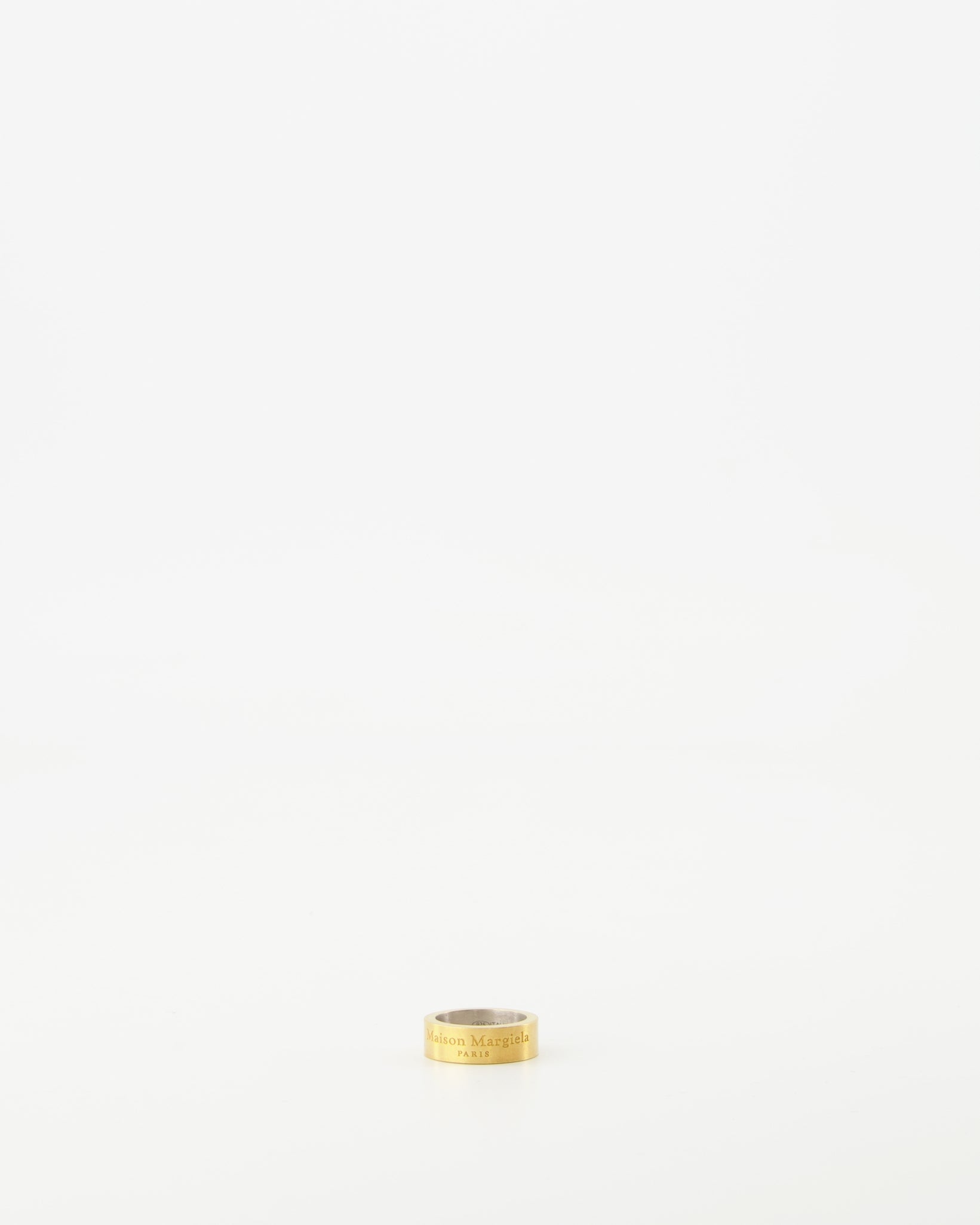 Bijoux Bague gravée Maison Margiela Doré Femme