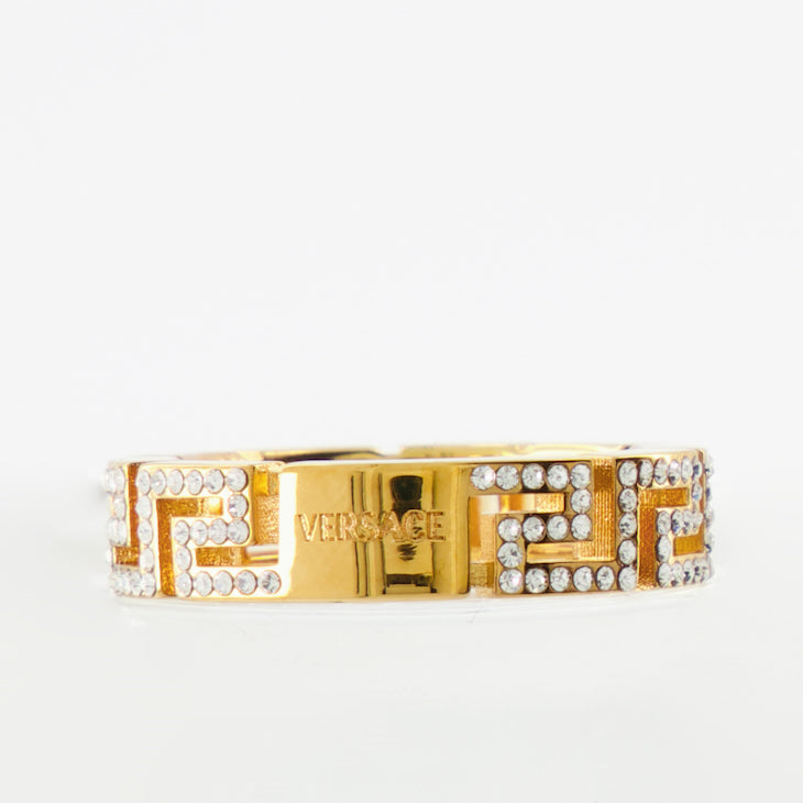 Bijoux Bague Greca Versace Doré Femme