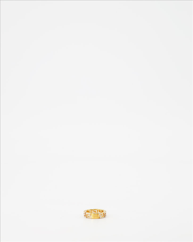 Bijoux Bague Greca Versace Doré Femme