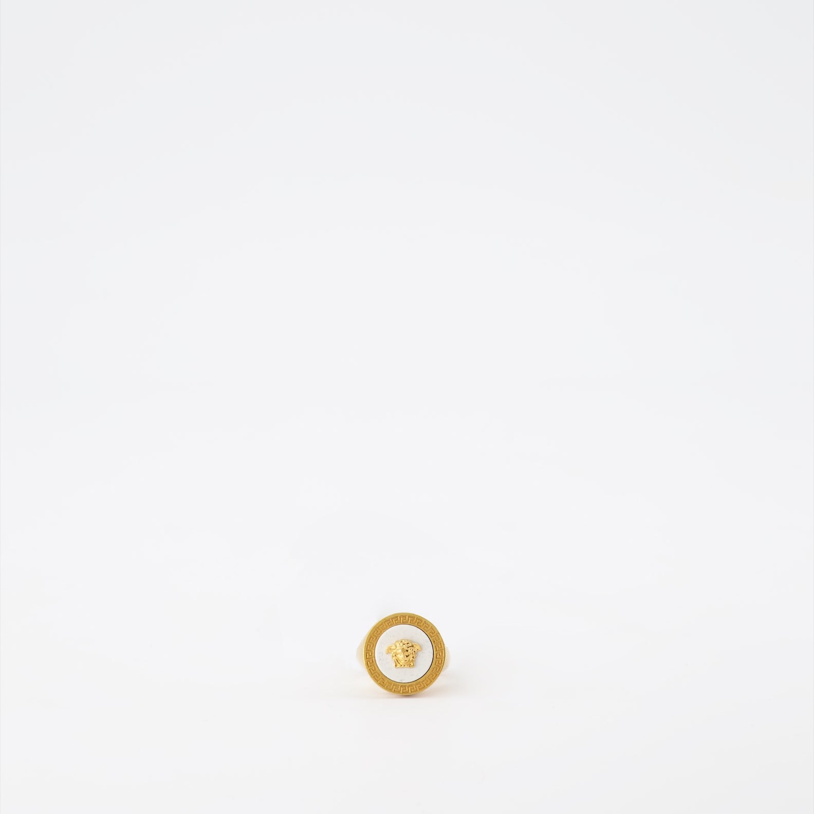 Jewelry Medusa Ring Versace White Man