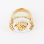 Bijoux Bague Medusa Versace Doré Homme