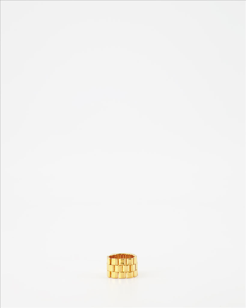 Bijoux Bague Medusa Versace Doré Homme