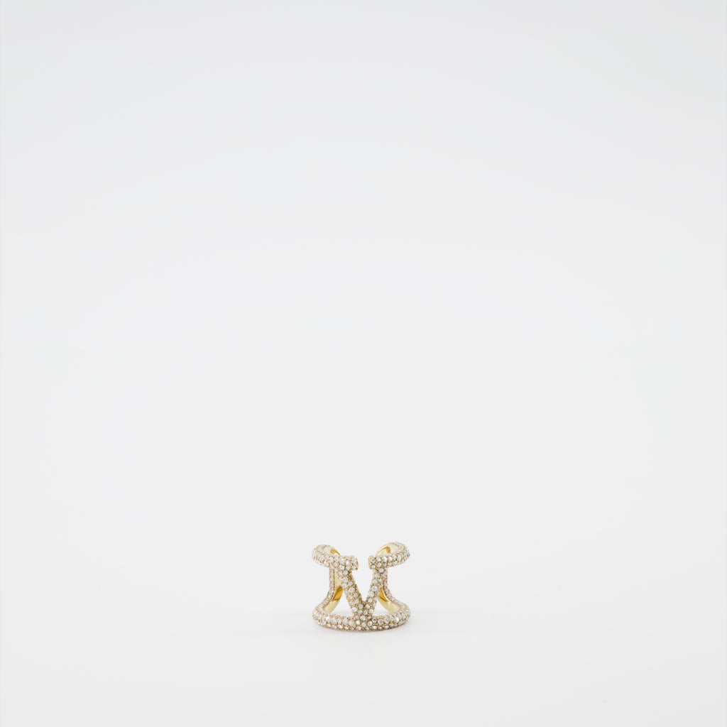 Bijoux Bague VLogo Valentino Garavani Doré Femme