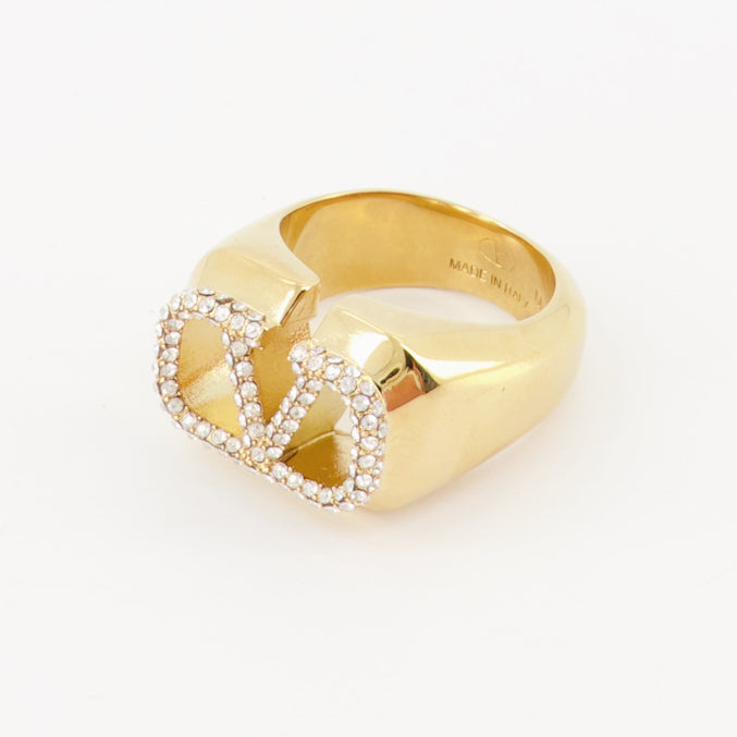 Bijoux Bague VLogo Valentino Garavani Doré Femme