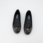 フラットシューズ ナッパ バレリーナ Prada 黒 女性
