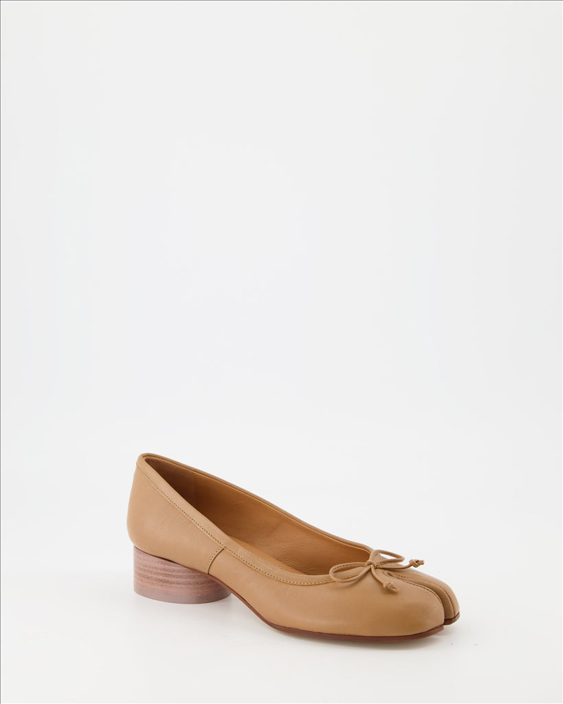 Chaussures plates Ballerines Tabi Maison Margiela Beige Femme