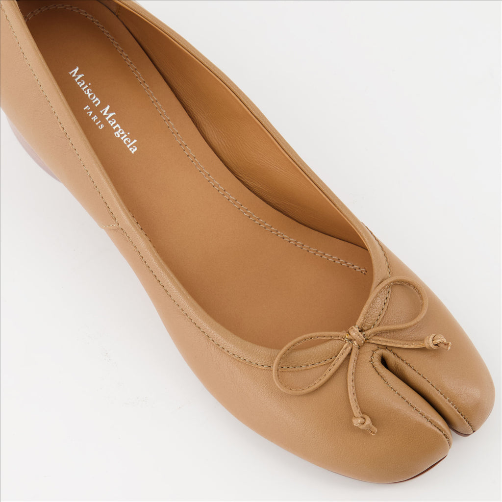 Chaussures plates Ballerines Tabi Maison Margiela Beige Femme