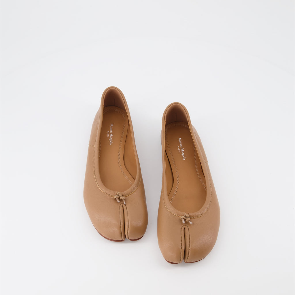 Chaussures plates Ballerines Tabi Maison Margiela Marron Femme
