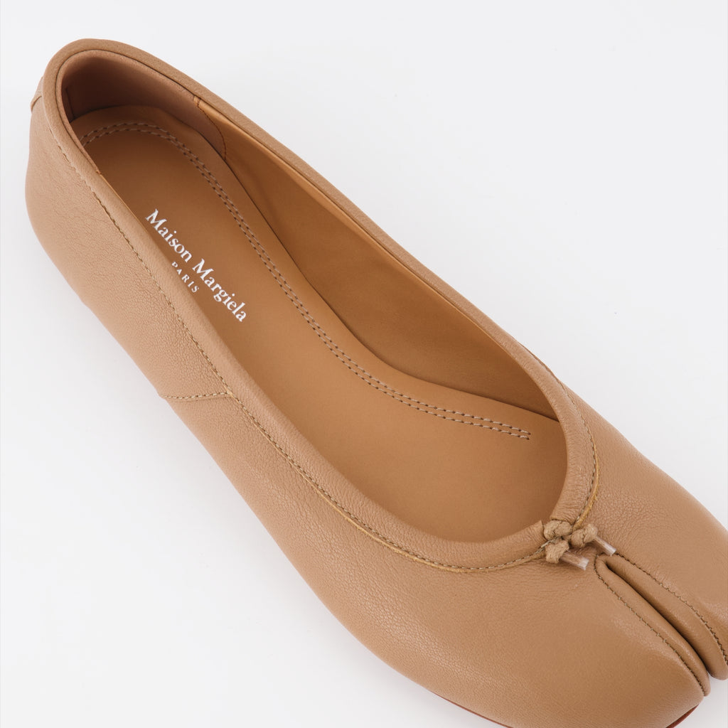 Chaussures plates Ballerines Tabi Maison Margiela Marron Femme