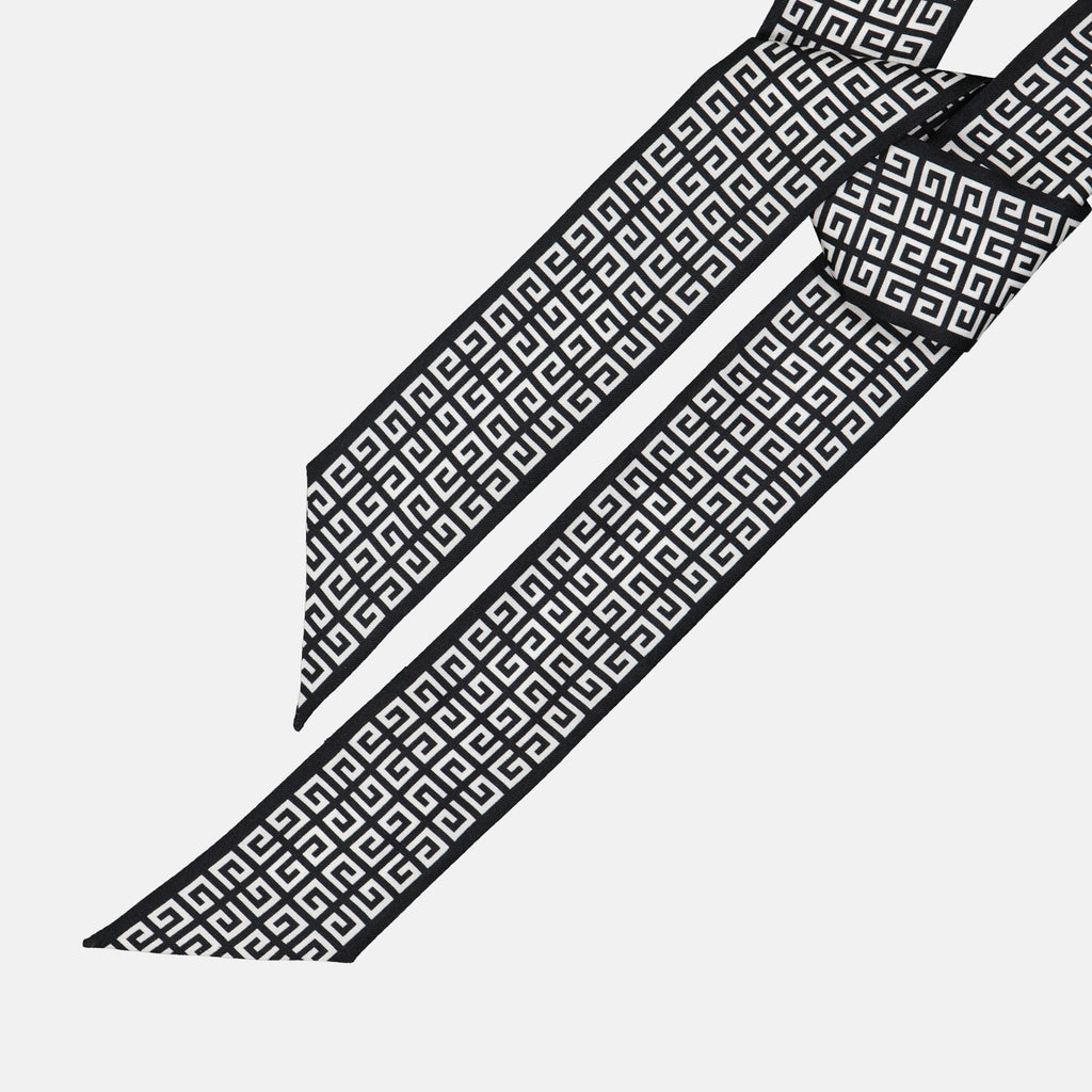 Écharpes, foulards et gants Bandeau 4G en soie Givenchy Noir Femme