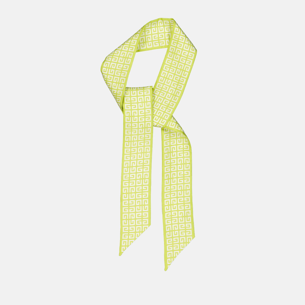 Écharpes, foulards et gants Bandeau 4G en soie Givenchy Vert Femme