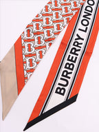 Écharpes, foulards et gants Bandeau en soie Burberry Rouge Femme