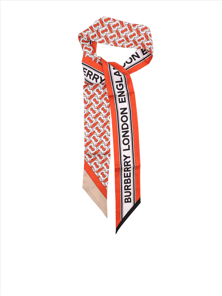 Écharpes, foulards et gants Bandeau en soie Burberry Rouge Femme