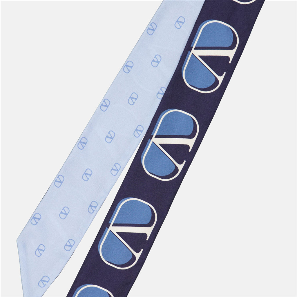 Écharpes, foulards et gants Bandeau VLogo Valentino Garavani Bleu Femme