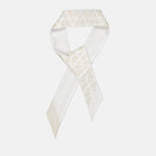 Lenços e luvas Bandeau VLogo en soie Valentino Garavani Bege Femme