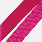 Lenços e luvas Bandeau VLogo en soie Valentino Garavani Rosa Femme