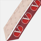 Sciarpe e guanti Bandeau VLogo Valentino Garavani Rosso Femme