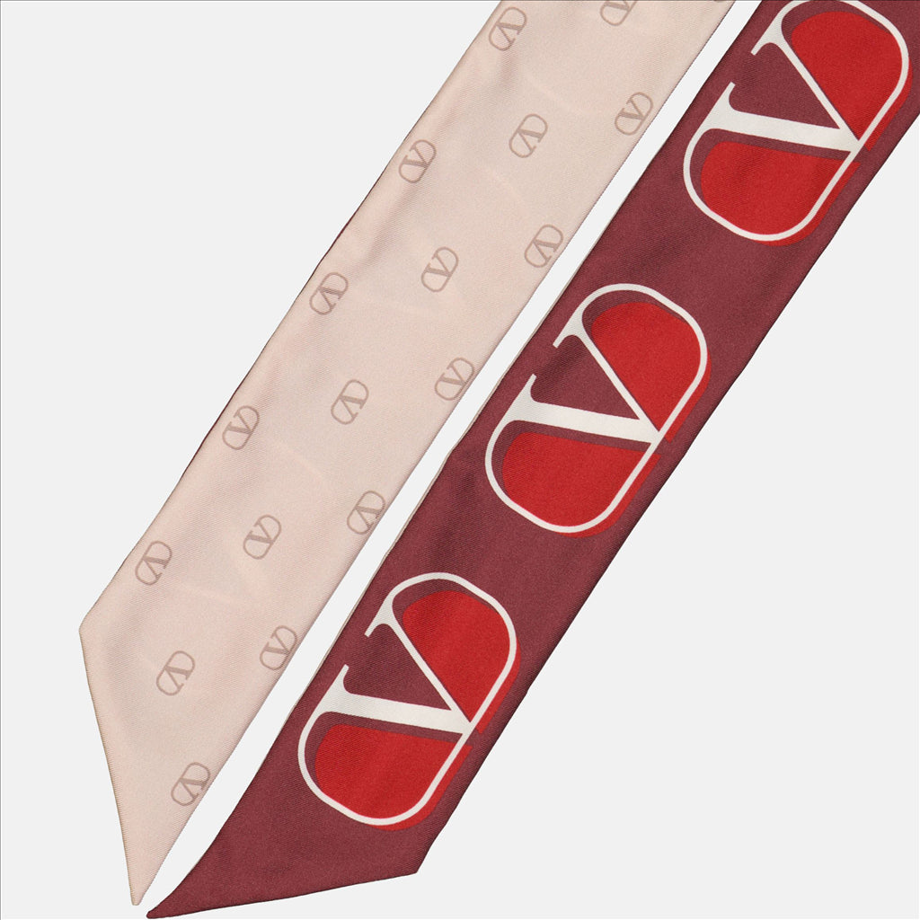 Sciarpe e guanti Bandeau VLogo Valentino Garavani Rosso Femme