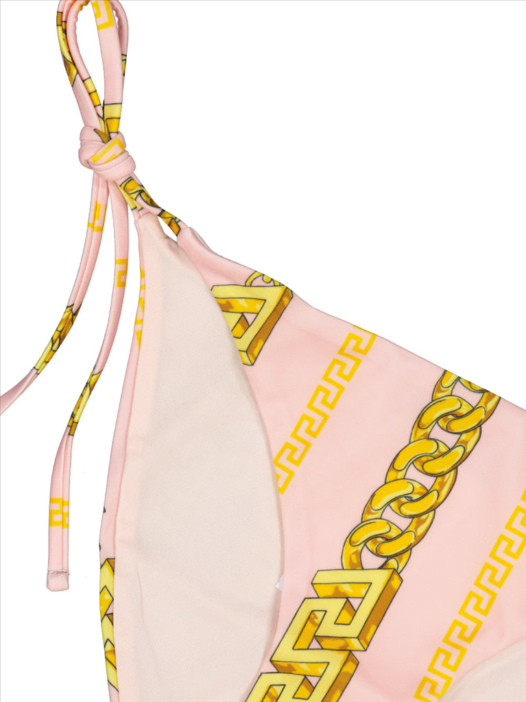 Moda de playa Bas de bikini Chain Versace Rosa Femme